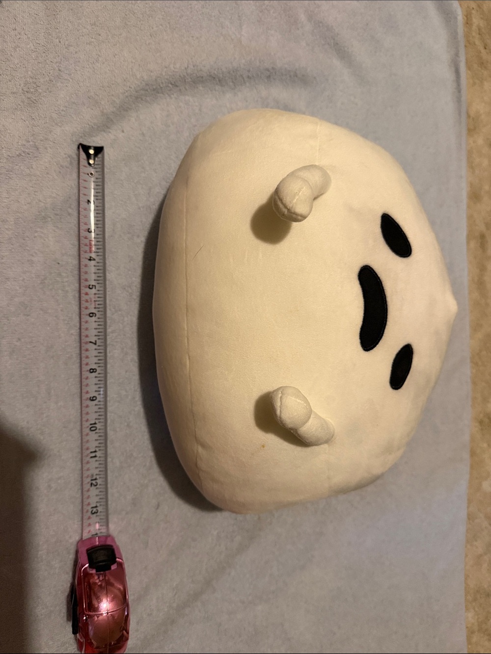 Plush Cream Ghost Stuffed Toy - Soft Cuddly Companion